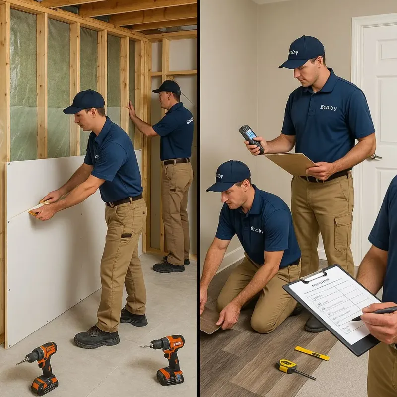 Repairs and Reconstruction process in Enhaut, PA